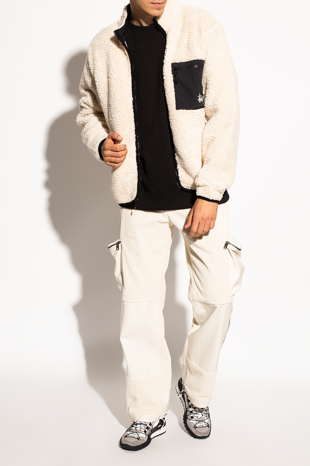 Stussy fluffy discount jacket